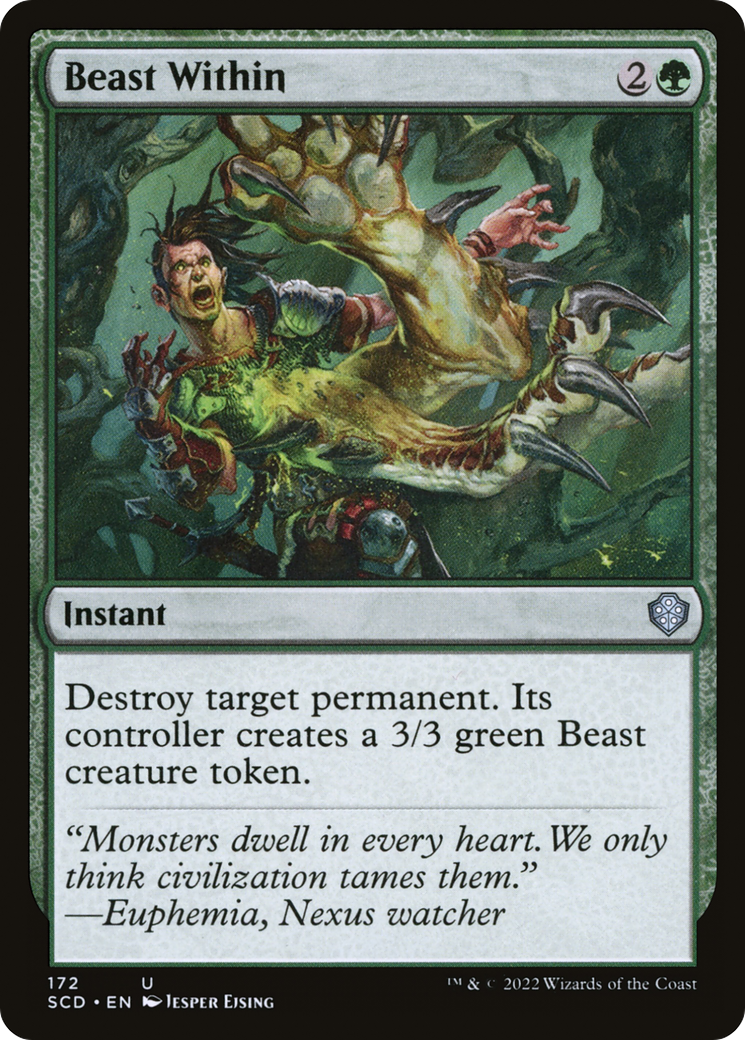 Beast Within (SCD-172) - Starter Commander Decks - Premium MTG Single from Wizards of the Coast - Just $0.22! Shop now at Game Crave Tournament Store
