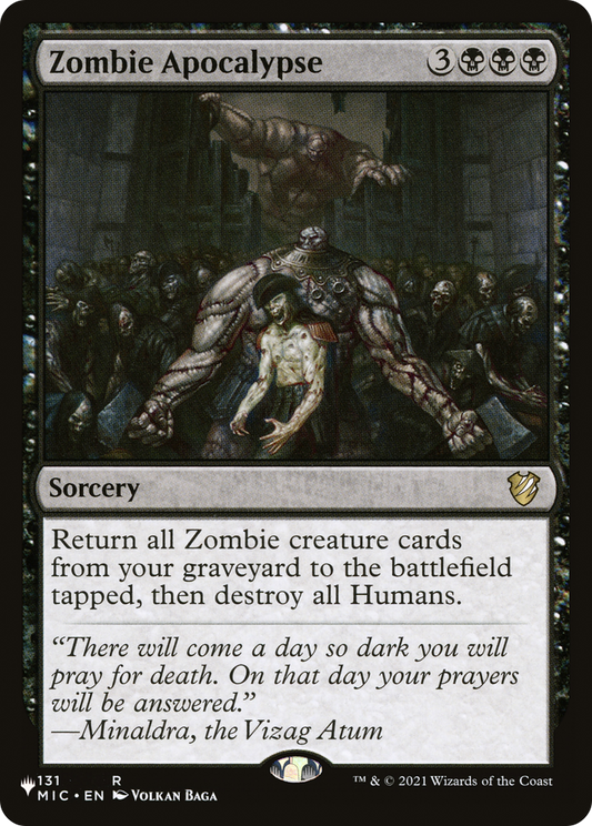 Zombie Apocalypse (PLIST-1198) - The List - Premium MTG Single from Wizards of the Coast - Just $0.08! Shop now at Game Crave Tournament Store