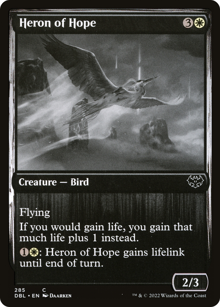 Heron of Hope (DBL-285) - Innistrad: Double Feature - Premium MTG Single from Wizards of the Coast - Just $0.04! Shop now at Game Crave Tournament Store