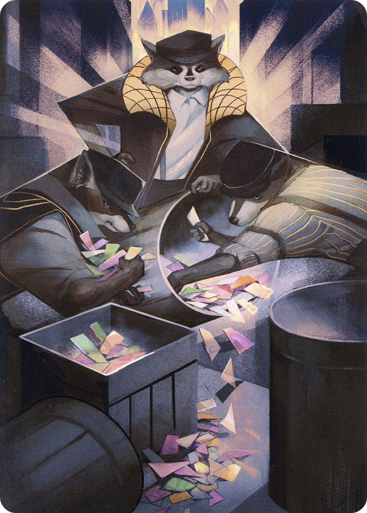 Masked Bandits // Masked Bandits (ASNC-069) - New Capenna Art Series (Borderless) - Premium MTG Single from Wizards of the Coast - Just $0! Shop now at Game Crave Tournament Store