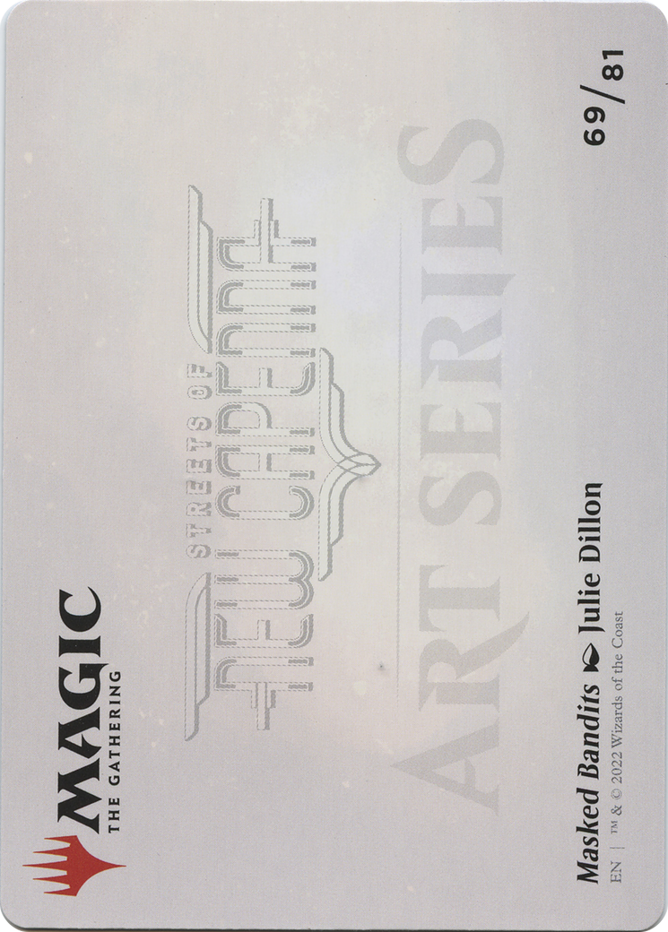Masked Bandits // Masked Bandits (ASNC-069) - New Capenna Art Series (Borderless) - Premium MTG Single from Wizards of the Coast - Just $0! Shop now at Game Crave Tournament Store