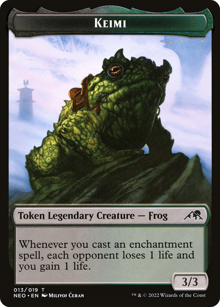 Keimi (TNEO-013) - Kamigawa: Neon Dynasty Tokens Foil - Premium MTG Single from Wizards of the Coast - Just $1.28! Shop now at Game Crave Tournament Store