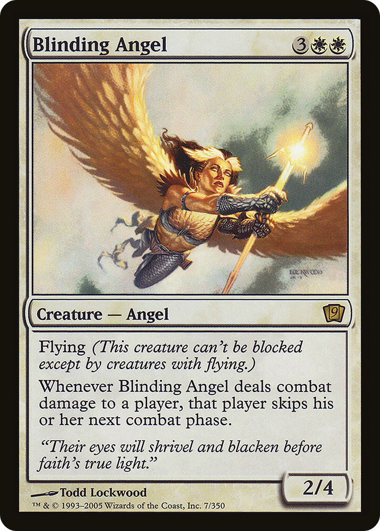 Blinding Angel (9ED-07★) - Ninth Edition Foil - Premium MTG Single from Wizards of the Coast - Just $2.57! Shop now at Game Crave Tournament Store