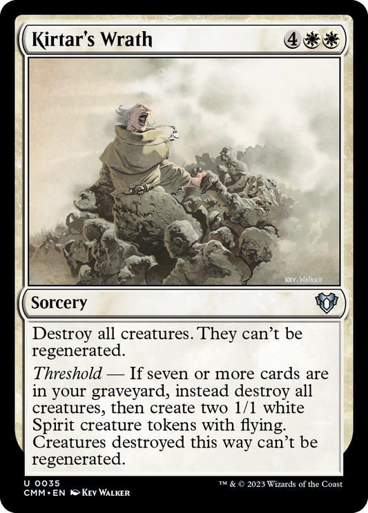 Kirtar's Wrath (CMM-035) - Commander Masters - Premium MTG Single from Wizards of the Coast - Just $0.08! Shop now at Game Crave Tournament Store