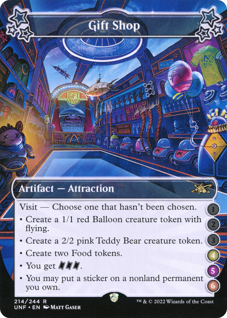 Gift Shop (UNF-214B) - Unfinity - Premium MTG Single from Wizards of the Coast - Just $0.08! Shop now at Game Crave Tournament Store