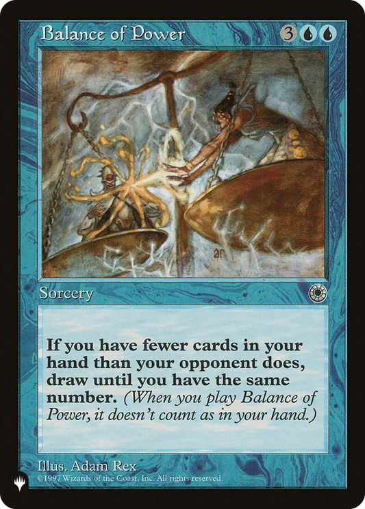 Balance of Power (PLIST-1024) - The List - Premium MTG Single from Wizards of the Coast - Just $0.25! Shop now at Game Crave Tournament Store