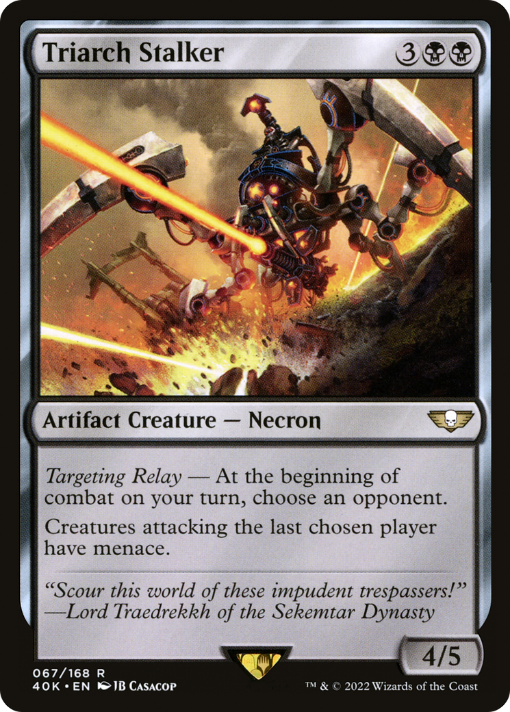 Triarch Stalker (40K-067) - Warhammer 40,000 Commander - Premium MTG Single from Wizards of the Coast - Just $0.08! Shop now at Game Crave Tournament Store