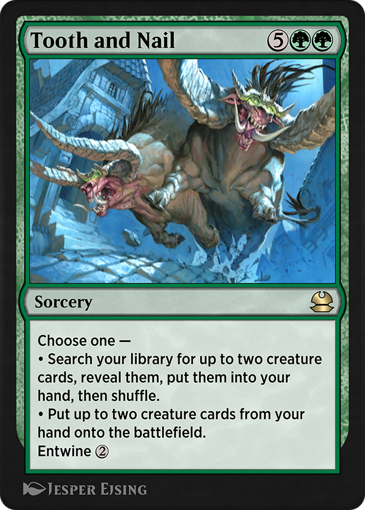Tooth and Nail (HA7-015) - Historic Anthology 7 - Premium MTG Single from Wizards of the Coast - Just $0! Shop now at Game Crave Tournament Store