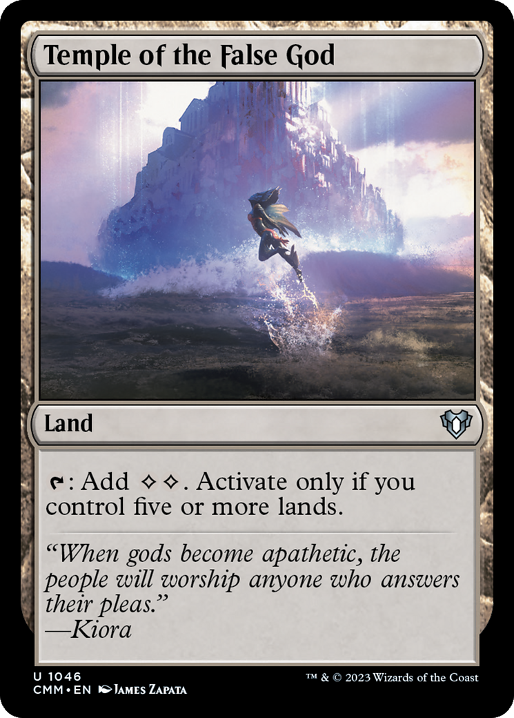 Temple of the False God (CMM-1046) - Commander Masters - Premium MTG Single from Wizards of the Coast - Just $0.25! Shop now at Game Crave Tournament Store
