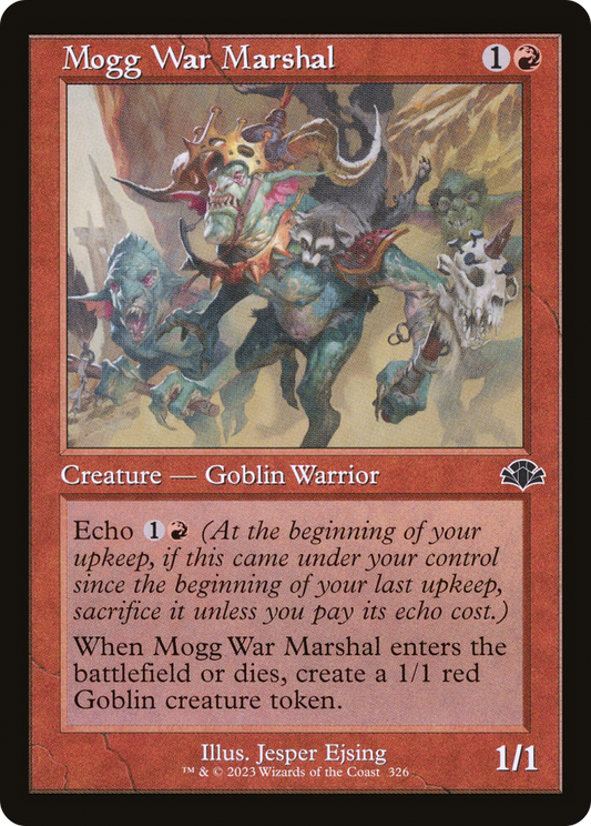 Mogg War Marshal (DMR-326) - Dominaria Remastered Foil - Premium MTG Single from Wizards of the Coast - Just $0.26! Shop now at Game Crave Tournament Store