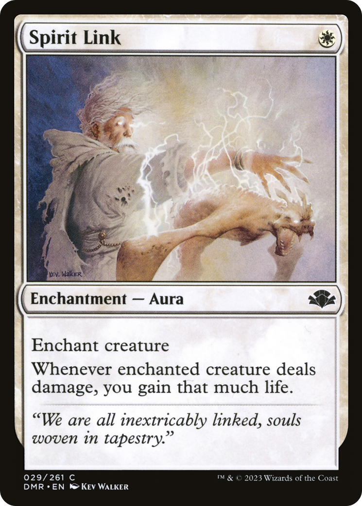 Spirit Link (DMR-029) - Dominaria Remastered - Premium MTG Single from Wizards of the Coast - Just $0.21! Shop now at Game Crave Tournament Store