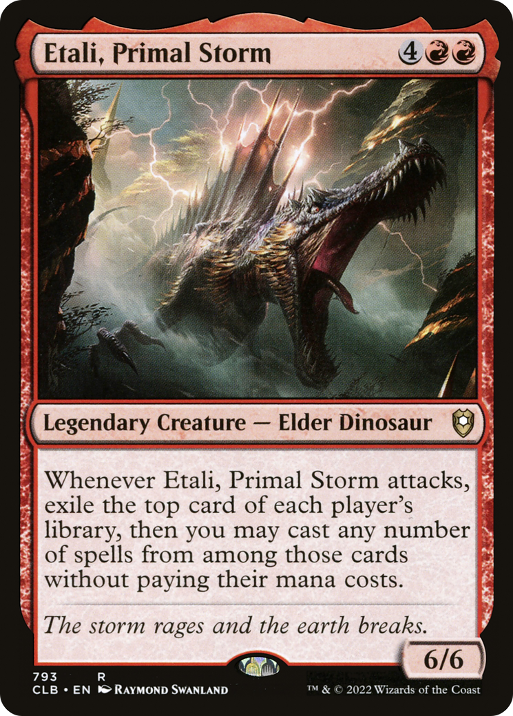 Etali, Primal Storm (CLB-793) - Commander Legends: Battle for Baldur's Gate - Premium MTG Single from Wizards of the Coast - Just $0.40! Shop now at Game Crave Tournament Store