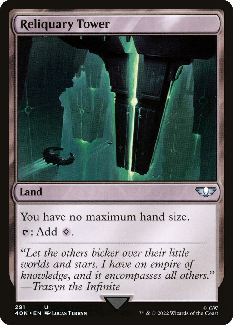 Reliquary Tower (40K-291) - Warhammer 40,000 Commander - Premium MTG Single from Wizards of the Coast - Just $2.88! Shop now at Game Crave Tournament Store
