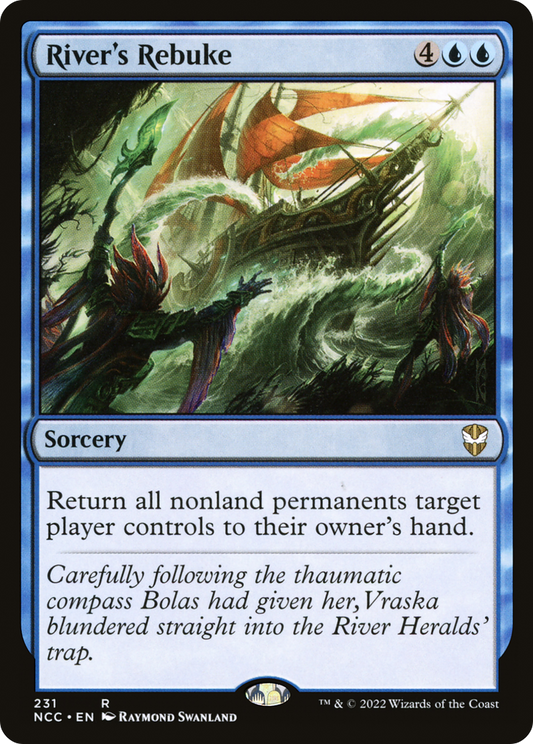 River's Rebuke (NCC-231) - New Capenna Commander - Premium MTG Single from Wizards of the Coast - Just $0.16! Shop now at Game Crave Tournament Store