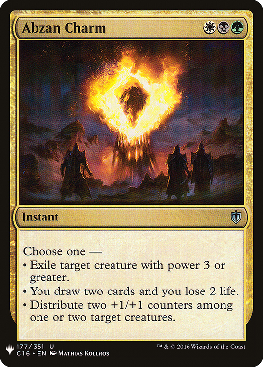 Abzan Charm (MB1-1383) - Mystery Booster - Premium MTG Single from Wizards of the Coast - Just $0.08! Shop now at Game Crave Tournament Store