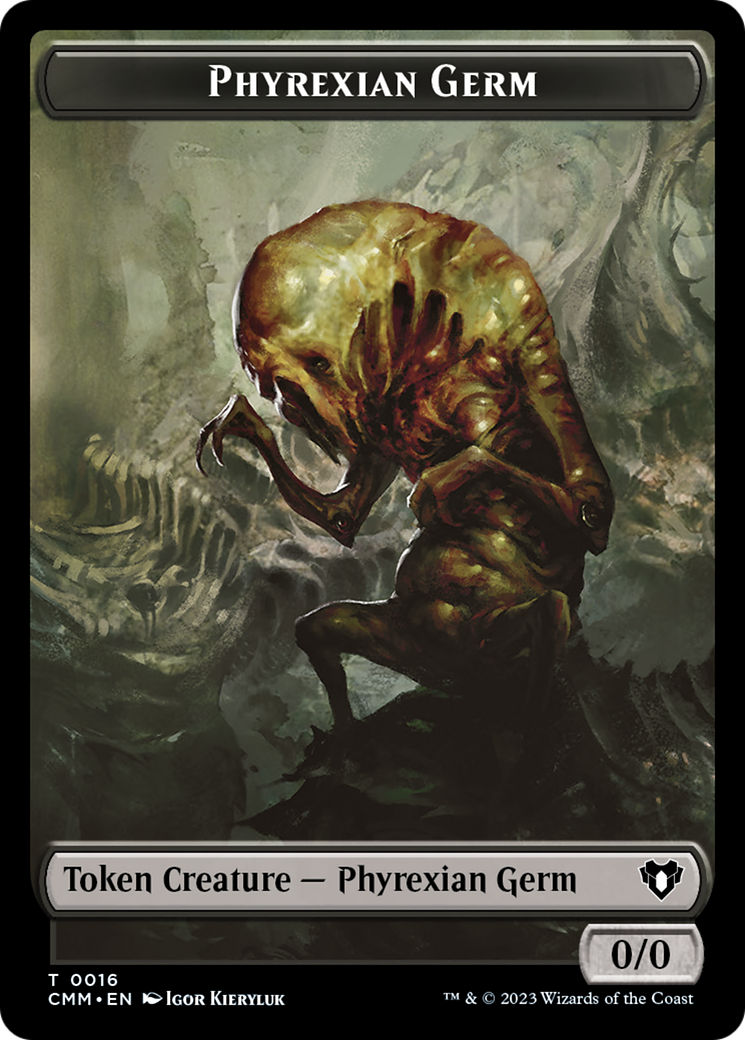 Phyrexian Germ (TCMM-016) - Commander Masters Tokens - Premium MTG Single from Wizards of the Coast - Just $0! Shop now at Game Crave Tournament Store