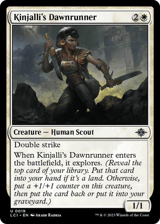 Kinjalli's Dawnrunner (LCI-019) - The Lost Caverns of Ixalan - Premium MTG Single from Wizards of the Coast - Just $0.08! Shop now at Game Crave Tournament Store