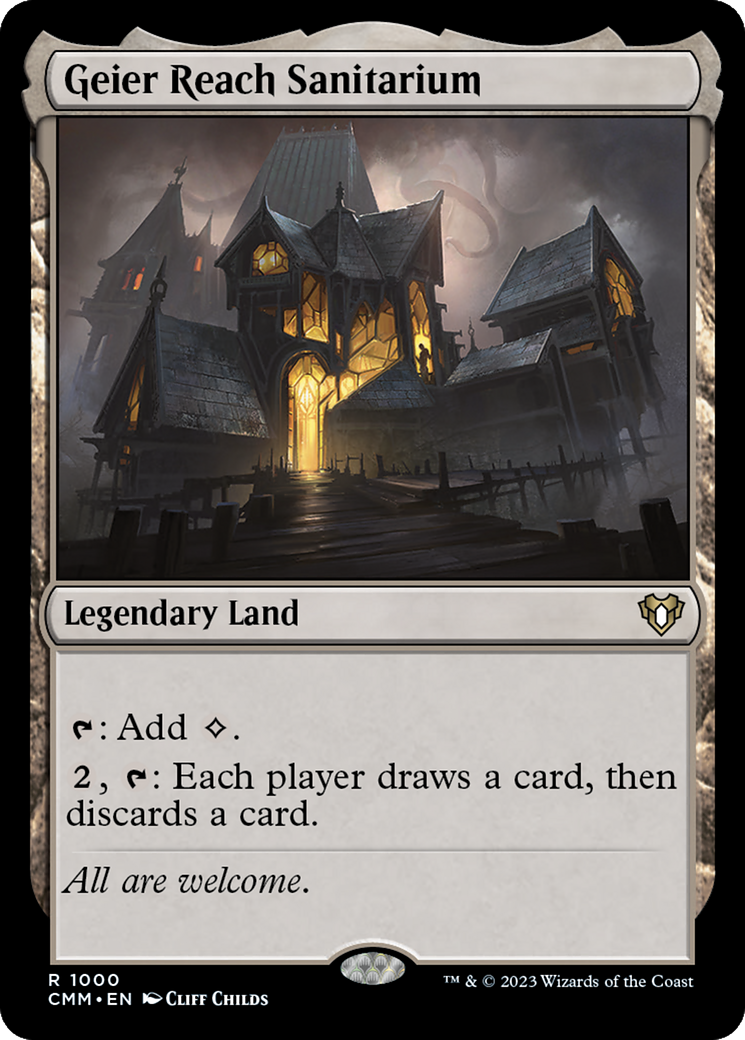 Geier Reach Sanitarium (CMM-1000) - Commander Masters - Premium MTG Single from Wizards of the Coast - Just $0.67! Shop now at Game Crave Tournament Store
