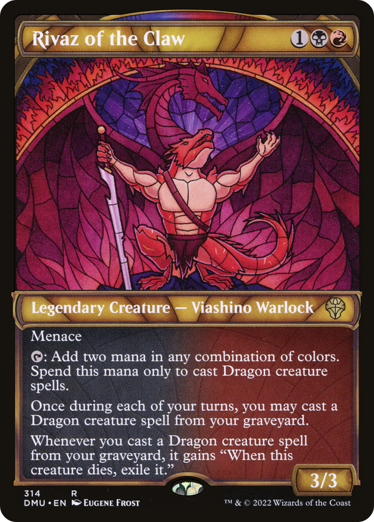 Rivaz of the Claw (DMU-314) - Dominaria United: (Showcase) - Premium MTG Single from Wizards of the Coast - Just $0.09! Shop now at Game Crave Tournament Store