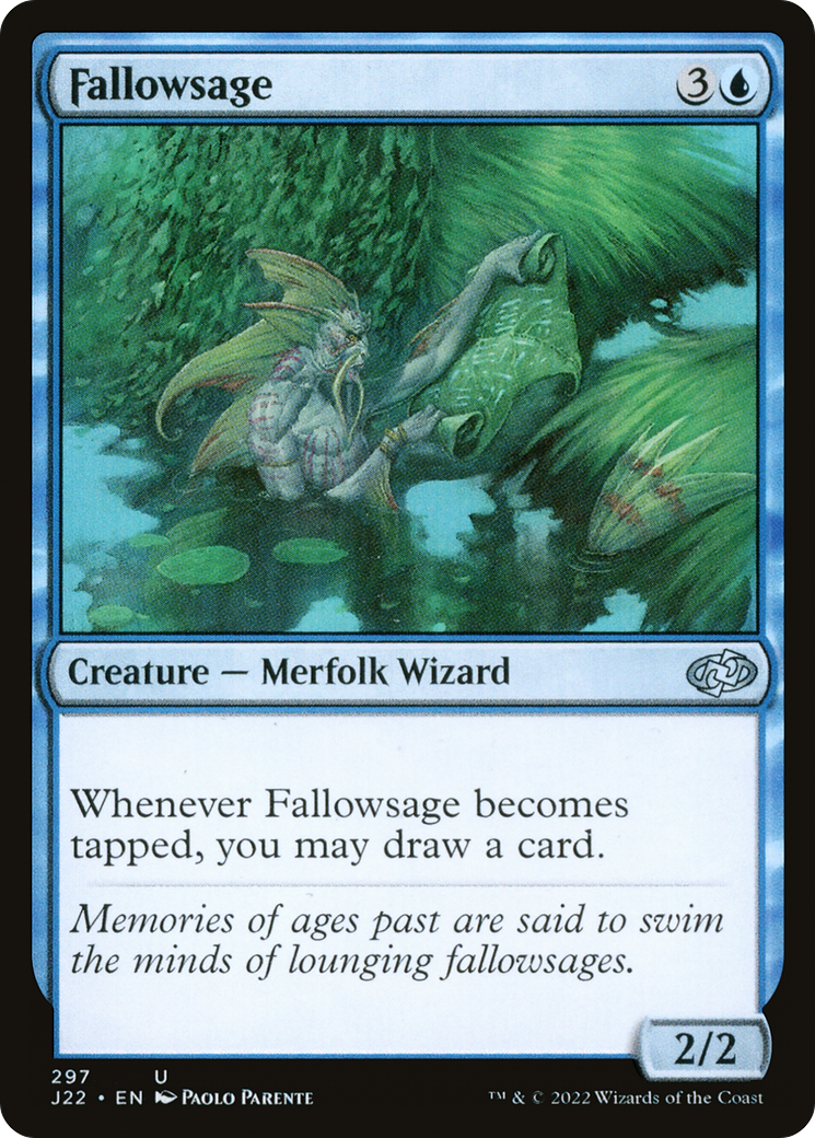 Fallowsage (J22-297) - Jumpstart 2022 - Premium MTG Single from Wizards of the Coast - Just $0.25! Shop now at Game Crave Tournament Store