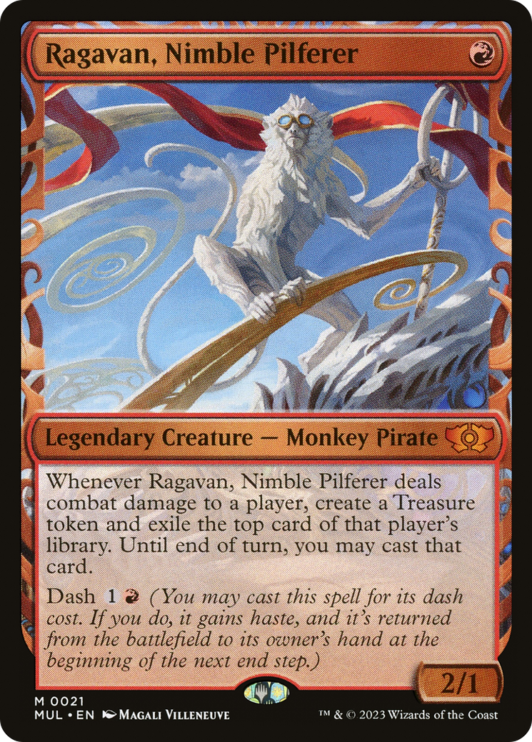 Ragavan, Nimble Pilferer (MUL-021) - Multiverse Legends: (Showcase) - Premium MTG Single from Wizards of the Coast - Just $24.18! Shop now at Game Crave Tournament Store