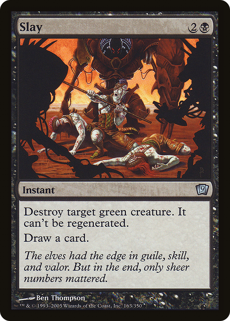 Slay (9ED-163★) - Ninth Edition Foil - Premium MTG Single from Wizards of the Coast - Just $0.10! Shop now at Game Crave Tournament Store