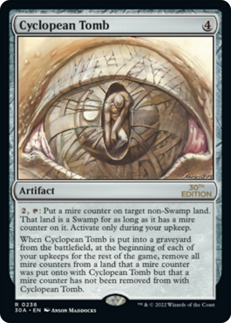 Cyclopean Tomb (30A-236) - 30th Anniversary Edition - Premium MTG Single from Wizards of the Coast - Just $24! Shop now at Game Crave Tournament Store