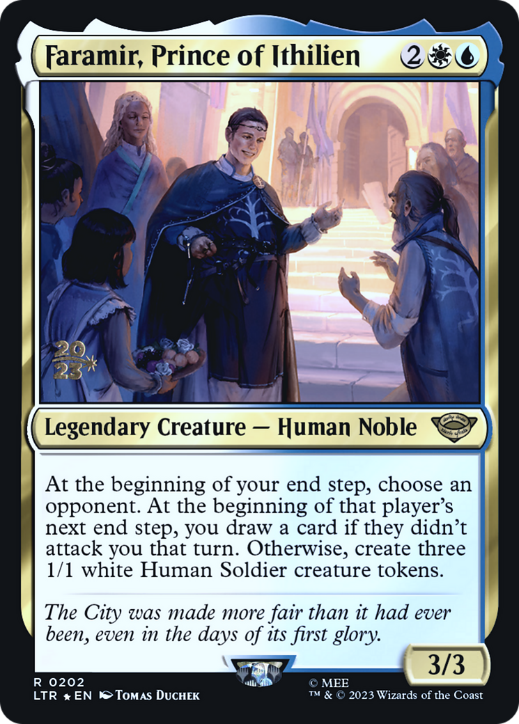 Faramir, Prince of Ithilien (PLTR-202S) - Tales of Middle-earth Promos Foil - Premium MTG Single from Wizards of the Coast - Just $0.43! Shop now at Game Crave Tournament Store