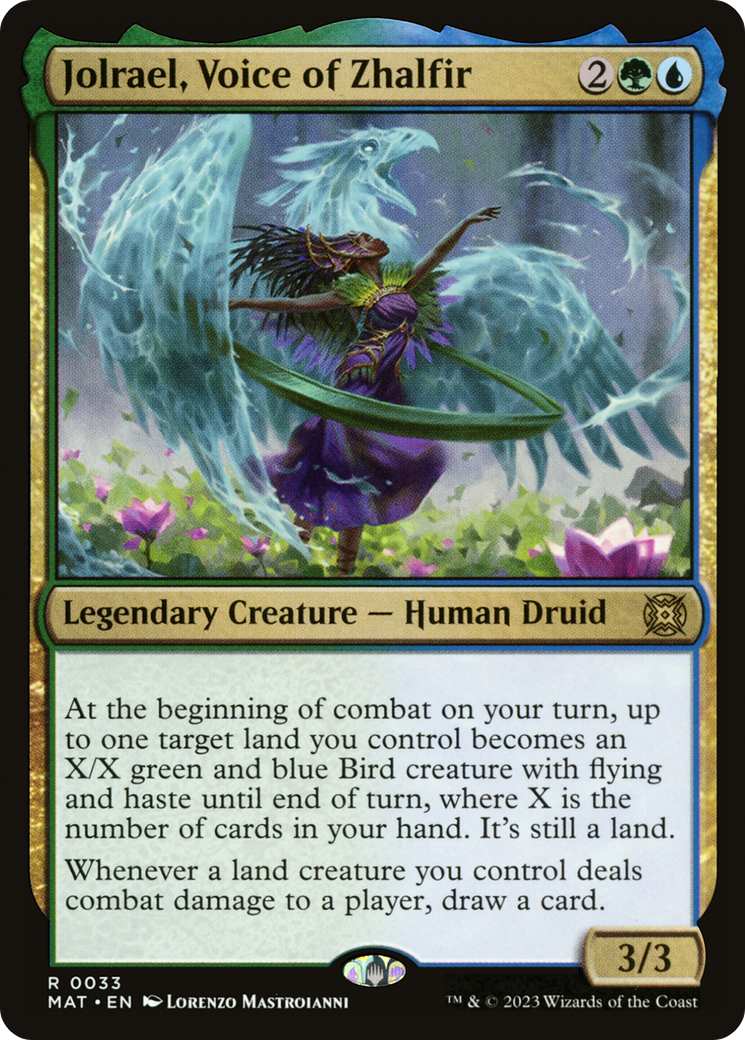 Jolrael, Voice of Zhalfir (MAT-033) - March of the Machine: The Aftermath - Premium MTG Single from Wizards of the Coast - Just $0.08! Shop now at Game Crave Tournament Store