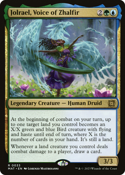 Jolrael, Voice of Zhalfir (MAT-033) - March of the Machine: The Aftermath - Premium MTG Single from Wizards of the Coast - Just $0.08! Shop now at Game Crave Tournament Store