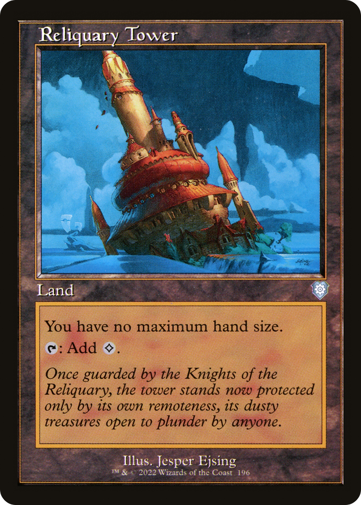 Reliquary Tower (BRC-196) - The Brothers' War Commander - Premium MTG Single from Wizards of the Coast - Just $1.91! Shop now at Game Crave Tournament Store