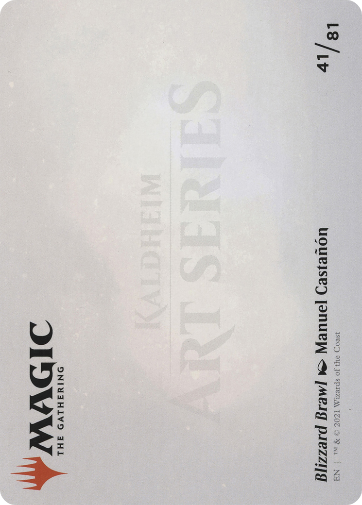 Blizzard Brawl // Blizzard Brawl (AKHM-041) - Kaldheim Art Series (Borderless) - Premium MTG Single from Wizards of the Coast - Just $0! Shop now at Game Crave Tournament Store