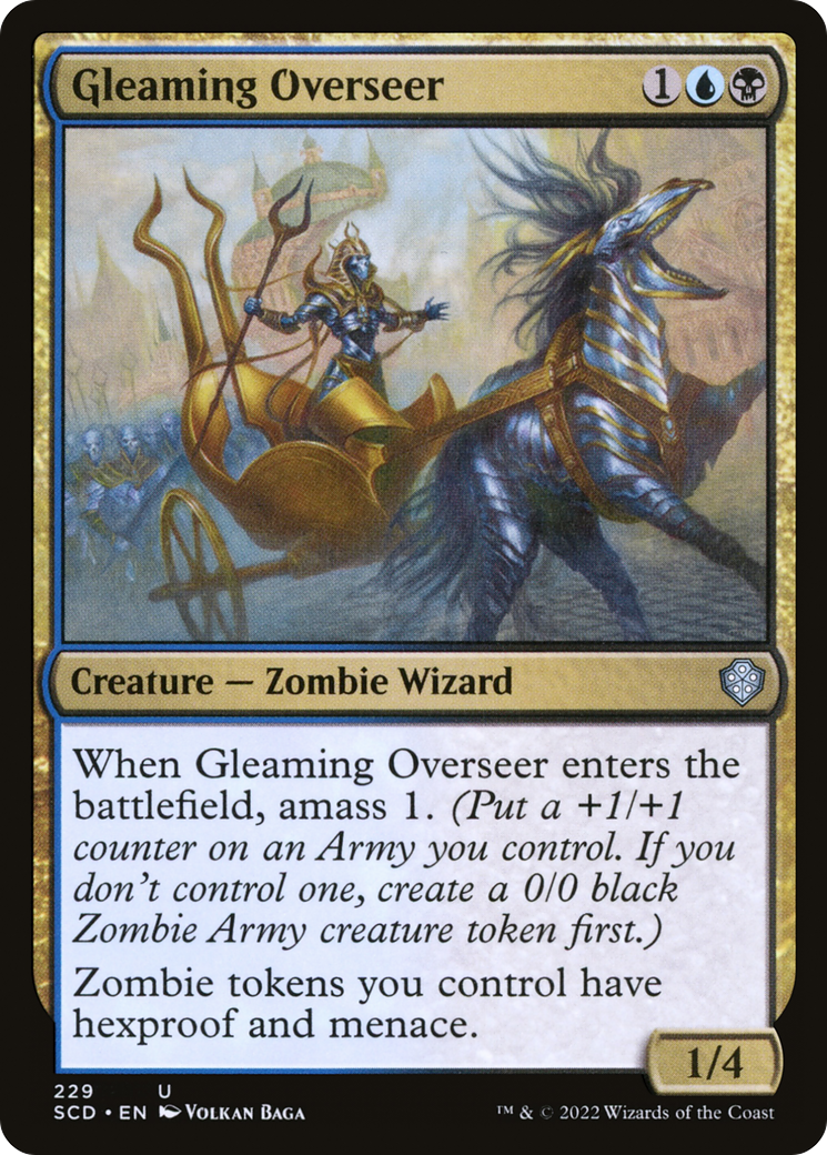 Gleaming Overseer (SCD-229) - Starter Commander Decks - Premium MTG Single from Wizards of the Coast - Just $0.09! Shop now at Game Crave Tournament Store
