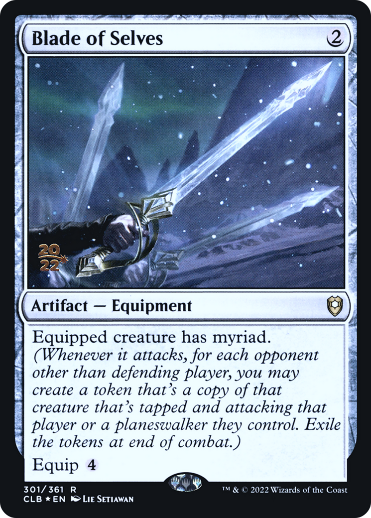 Blade of Selves (PCLB-301S) - Battle for Baldur's Gate Promos Foil - Premium MTG Single from Wizards of the Coast - Just $3.99! Shop now at Game Crave Tournament Store