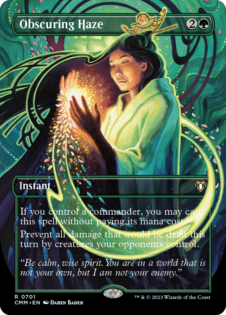 Obscuring Haze (CMM-701) - Commander Masters (Borderless) Foil - Premium MTG Single from Wizards of the Coast - Just $1.48! Shop now at Game Crave Tournament Store