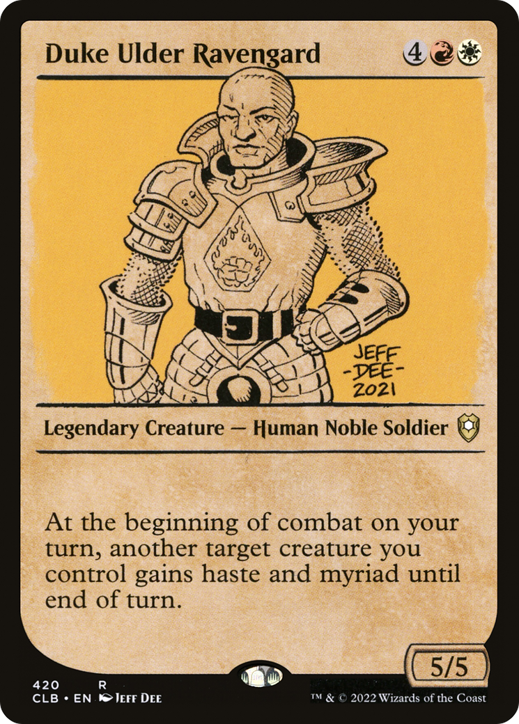 Duke Ulder Ravengard (CLB-420) - Commander Legends: Battle for Baldur's Gate: (Showcase) - Premium MTG Single from Wizards of the Coast - Just $0.08! Shop now at Game Crave Tournament Store