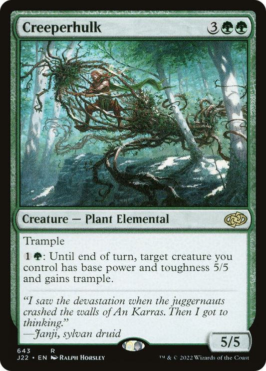 Creeperhulk (J22-643) - Jumpstart 2022 - Premium MTG Single from Wizards of the Coast - Just $0.08! Shop now at Game Crave Tournament Store
