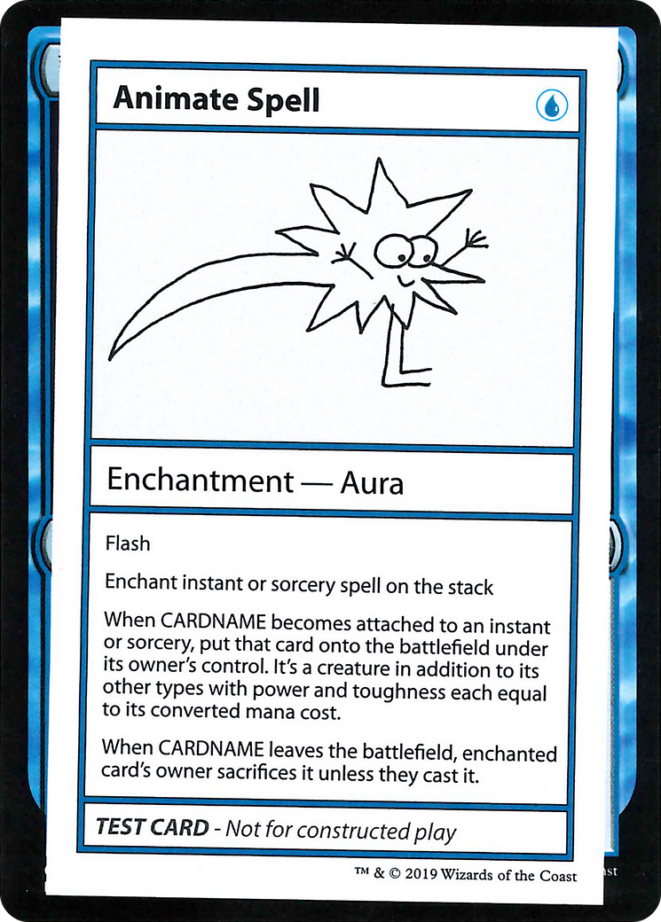 Animate Spell (CMB2-016) - Mystery Booster Playtest Cards 2021 - Premium MTG Single from Wizards of the Coast - Just $0.08! Shop now at Game Crave Tournament Store
