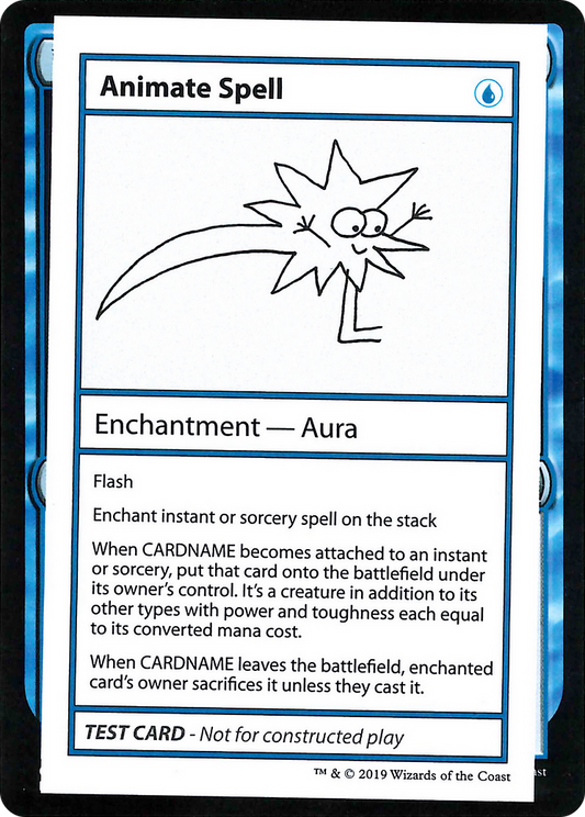 Animate Spell (CMB2-016) - Mystery Booster Playtest Cards 2021 - Premium MTG Single from Wizards of the Coast - Just $0.08! Shop now at Game Crave Tournament Store