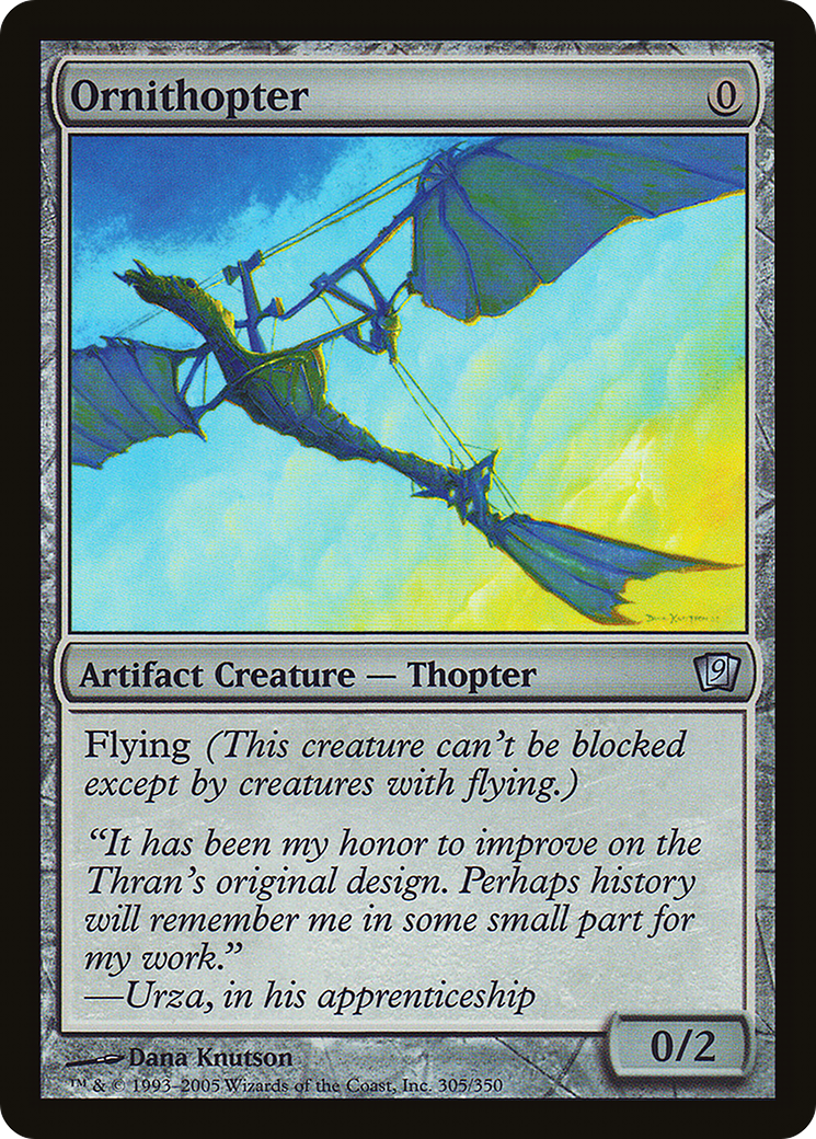 Ornithopter (9ED-305★) - Ninth Edition Foil - Premium MTG Single from Wizards of the Coast - Just $5.85! Shop now at Game Crave Tournament Store