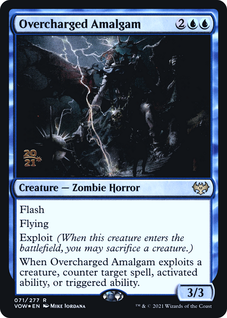 Overcharged Amalgam (PVOW-71S) - Innistrad: Crimson Vow Promos Foil - Premium MTG Single from Wizards of the Coast - Just $0.28! Shop now at Game Crave Tournament Store