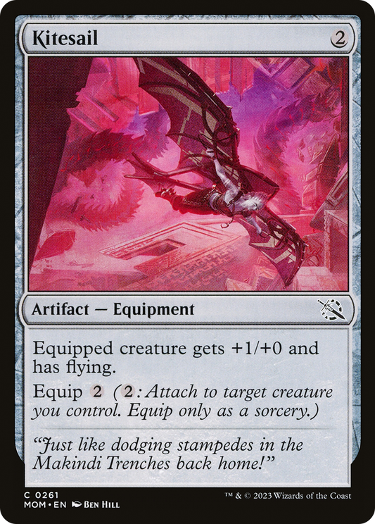 Kitesail (MOM-261) - March of the Machine - Premium MTG Single from Wizards of the Coast - Just $0.08! Shop now at Game Crave Tournament Store