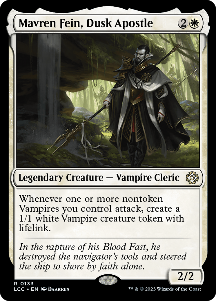 Mavren Fein, Dusk Apostle (LCC-133) - The Lost Caverns of Ixalan Commander - Premium MTG Single from Wizards of the Coast - Just $0.08! Shop now at Game Crave Tournament Store