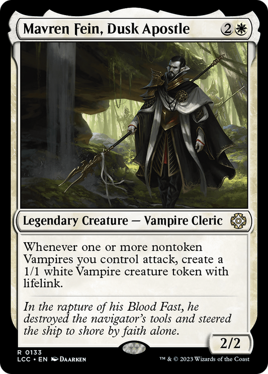 Mavren Fein, Dusk Apostle (LCC-133) - The Lost Caverns of Ixalan Commander - Premium MTG Single from Wizards of the Coast - Just $0.08! Shop now at Game Crave Tournament Store