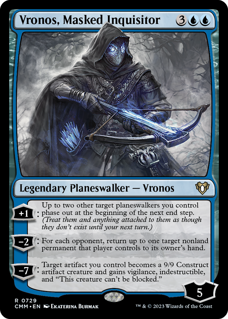 Vronos, Masked Inquisitor (CMM-729) - Commander Masters - Premium MTG Single from Wizards of the Coast - Just $1.07! Shop now at Game Crave Tournament Store