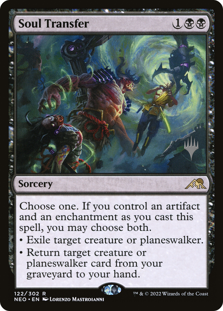 Soul Transfer (PNEO-122P) - Kamigawa: Neon Dynasty Promos Foil - Premium MTG Single from Wizards of the Coast - Just $0.25! Shop now at Game Crave Tournament Store