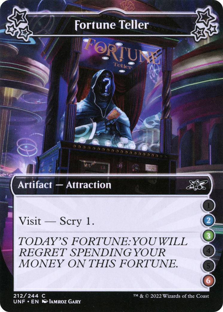 Fortune Teller (UNF-212A) - Unfinity Foil - Premium MTG Single from Wizards of the Coast - Just $0.08! Shop now at Game Crave Tournament Store