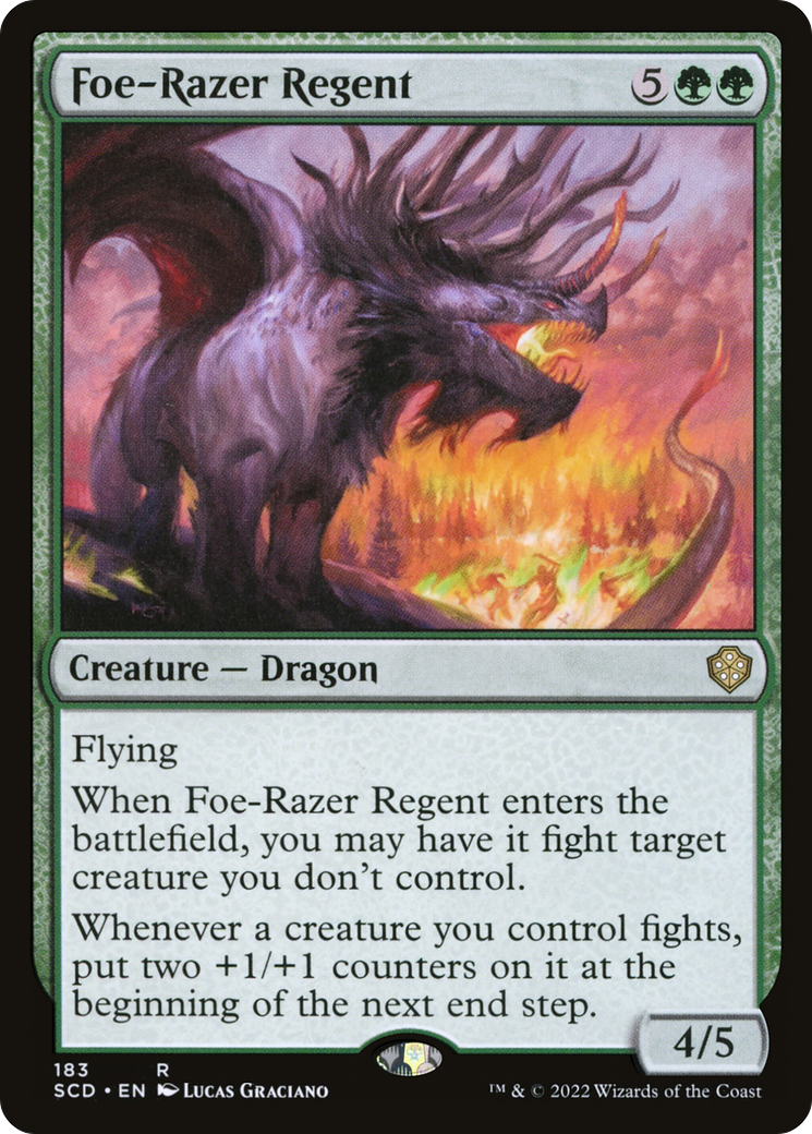 Foe-Razer Regent (SCD-183) - Starter Commander Decks - Premium MTG Single from Wizards of the Coast - Just $0.08! Shop now at Game Crave Tournament Store