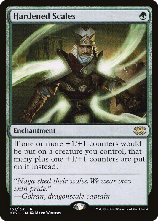 Hardened Scales (2X2-151) - Double Masters 2022 - Premium MTG Single from Wizards of the Coast - Just $1.70! Shop now at Game Crave Tournament Store