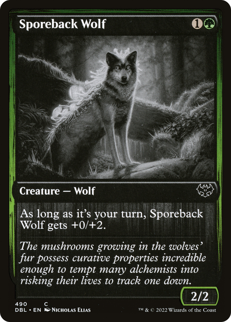 Sporeback Wolf (DBL-490) - Innistrad: Double Feature - Premium MTG Single from Wizards of the Coast - Just $0.08! Shop now at Game Crave Tournament Store